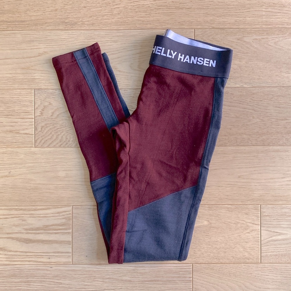 Helly Hansen | Maroon Long Underwear Base Layer | Wool